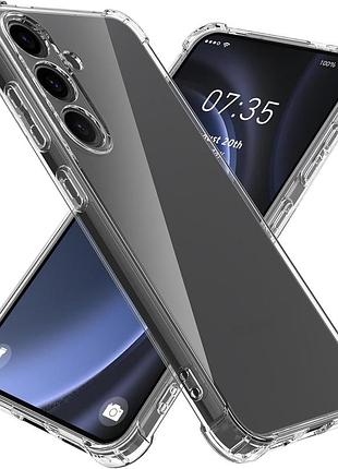 Чехол fiji proof для samsung galaxy s24 fe (s721) прозрачный бампер с усиленными бортами transparent