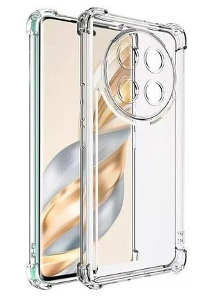 Чехол fiji proof для honor x9c прозрачный бампер с усиленными бортами transparent
