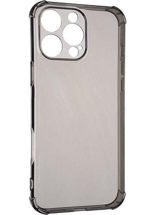 Чехол fiji proof для apple iphone 16 pro max прозрачный бампер с усиленными бортами black