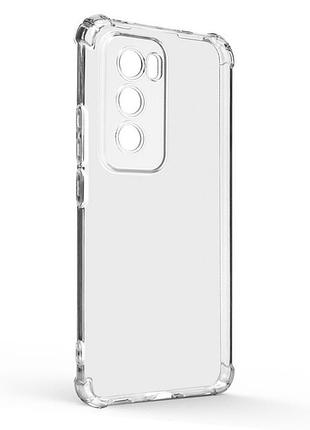 Чохол fiji proof для oppo reno 12 pro global (cph2629) прозорий бампер з посиленими бортами transparent