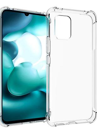 Чехол fiji proof для xiaomi mi 10 lite прозрачный бампер с усиленными бортами transparent