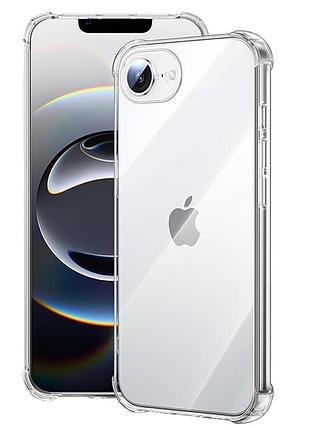 Чехол fiji proof для apple iphone 16e прозрачный бампер с усиленными бортами transparent