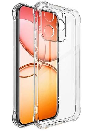 Чехол fiji proof для realme 15t (rmx5111) прозрачный бампер с усиленными бортами transparent