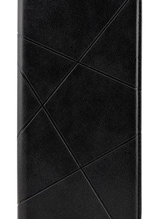 Чохол книжка business leather для poco c85 4g eu (european version код моделі 25078pc3ee) на магніті з підставкою чорний