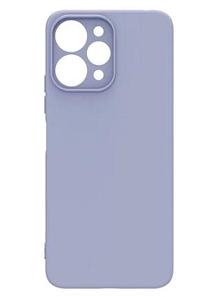 Чехол fiji full soft premium для xiaomi redmi 12 5g противоударный бампер с микрофиброй violet