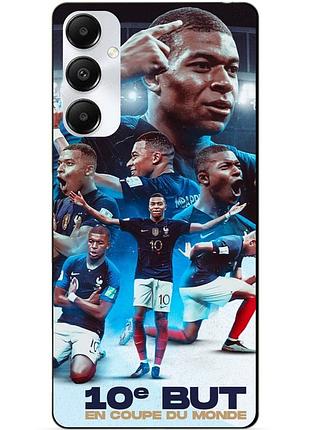 Силіконовий бампер чохол для samsung a16 5g з малюнком мбаппе франція mbappe
