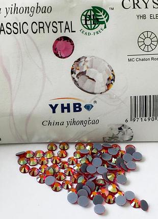 Стрази yhb lux, колір lt siam ab, hf, ss16 (3,8-4мм) опт (~1440 шт)
