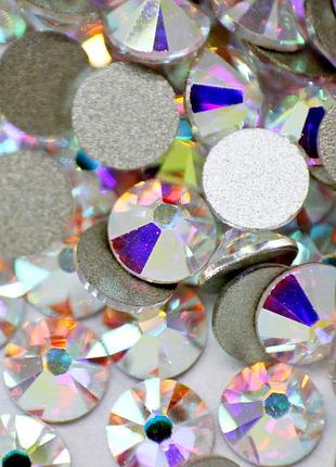 Стразы swarovski сrystal ab(хамелеон) ss6( 2мм). опт~ 1440 шт.