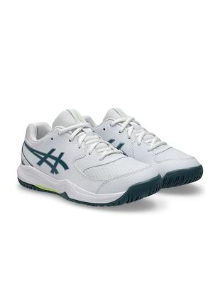 Кроссовки asics gel-dedicate 8 gs jr white/ironclad