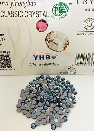 Стрази yhb lux, колір denim blue, hf, ss16 (3,8-4мм) опт (~1440 шт)