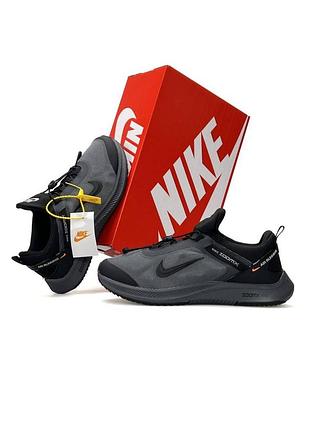 Чоловічі кросівки nike air running grey black