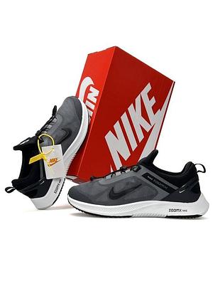 Чоловічі кросівки nike air running grey white black