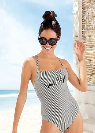 Жіночий купальник в смужку esmara beach days