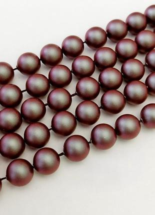 Перли swarovski, iridescent red pearl, (виберіть розмір) 1 шт.