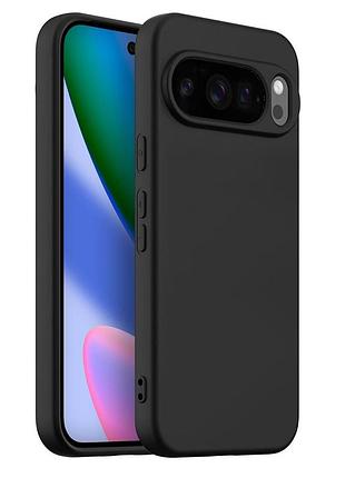Чехол fiji full soft premium для google pixel 10 pro противоударный бампер с микрофиброй black