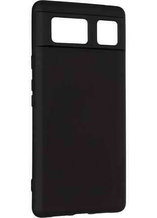 Чехол fiji full soft premium для google pixel 6 противоударный бампер с микрофиброй black