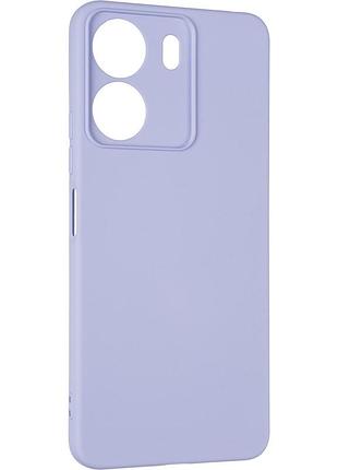 Чехол fiji full soft premium для poco c65 противоударный бампер с микрофиброй violet