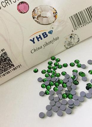Стрази yhb lux, колір fern green, hf, ss16 (3,8-4мм) опт (~1440 шт)