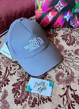 Кепка серая the north face 666123124