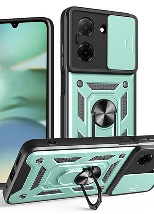 Чехол fiji camera defence для xiaomi redmi a5 бампер с защитой камеры и подставкой green