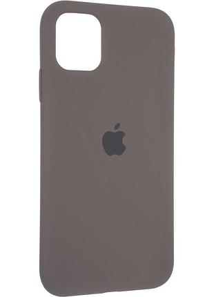 Чехол fiji silicone case для apple iphone 11 бампер накладка full soft cocao