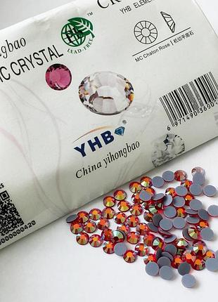 Стрази yhb lux, колір lt siam ab, hf, ss20 (4,8-5 мм) опт (~1440 шт)