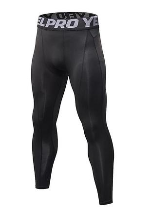 Тайтсы мужские черные ironbull yel pro м (46-48)