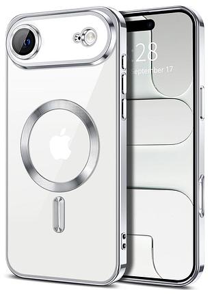 Чехол fiji chrome для apple iphone 17 air с magsafe и защитой камер silver
