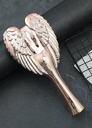 Гребінець для волосся в коробці "angel wings" bronze