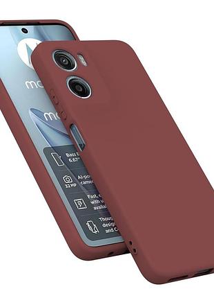 Чехол fiji full soft premium для motorola g05 противоударный бампер с микрофиброй bordo