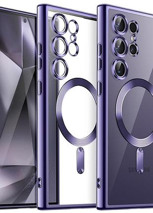 Чехол fiji chrome для samsung galaxy s23 ultra (s918) с magsafe и защитой камер purple