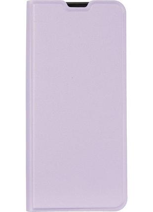 Чохол fiji shell для poco m6 pro книжка з магнітом та захистом камери violet