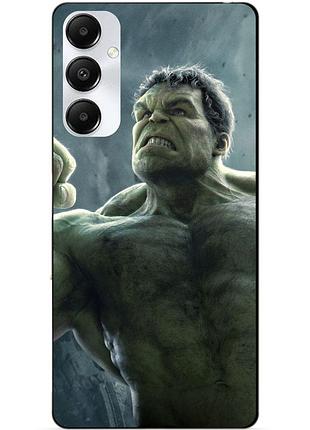 Чехол силиконовый бампер для samsung a16 5g с рисунком халк marvel hulk