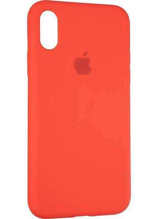 Чохол fiji silicone case для apple iphone x бампер накладка full soft red