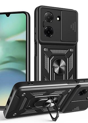 Чехол fiji camera defence для xiaomi redmi a5 бампер с защитой камеры и подставкой black