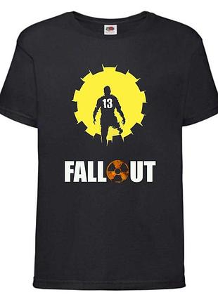 Футболка фоллаут (fallout 0019) черная, размер 104-116-128-140-152-164