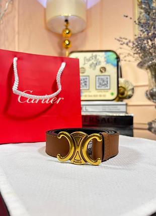 Ремінь ysl celine натуральна шкіра