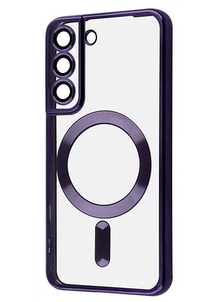 Чехол fiji chrome для samsung galaxy s21 plus (g996) с magsafe и защитой камер purple