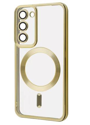 Чехол fiji chrome для samsung galaxy s20 fe (g780) с magsafe и защитой камер gold