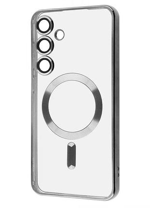 Чохол fiji chrome для samsung galaxy a15 4g / a15 5g з magsafe та захистом камер silver