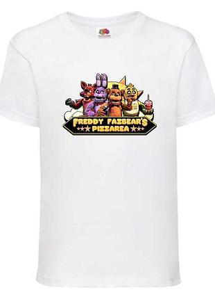 Футболка фнаф 5 ночей с фредди (fnaf five nights at freddy's 002), размери 104-116-128-140-152-164