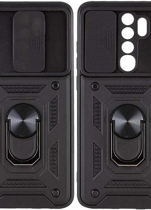 Чехол fiji camera defence для xiaomi redmi note 8 (2021) бампер с защитой камеры black
