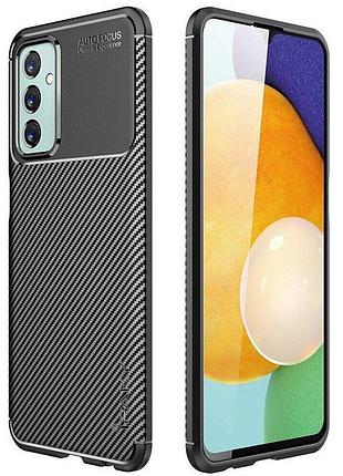 Чехол fiji ultimate carbon для samsung galaxy m13 4g (m135) противоударный бампер черный