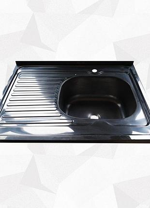 Кухонная мойка накладная 60х80 r ( а0019301 )