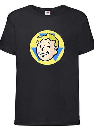 Футболка фоллаут (fallout 0028), чорна 104-116-128-140-152-164 розміри