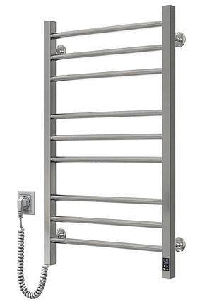 Электрическое полотенцесушитель н/ж. классик квадро 50*80 l sensor ( а0056786 )