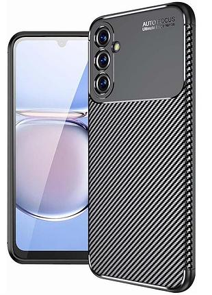 Чехол fiji ultimate carbon для samsung galaxy a26 5g (a266) противоударный бампер черный