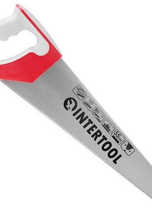Ножовка по дереву intertool 400мм x 11t x 3d