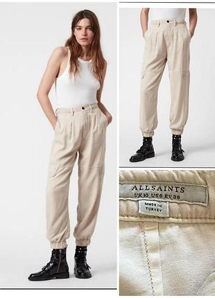 Легкі брюки карго джогери allsaints lira high rise trousers,  p. s/m