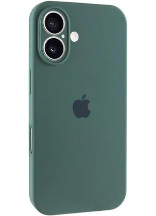 Чохол fiji silicone case full camera для apple iphone 17 бампер накладка із захистом камери army green